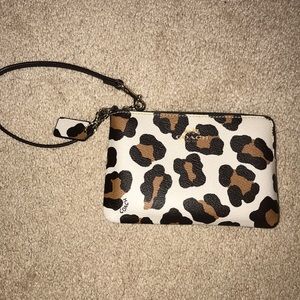 Coach leopard wallet